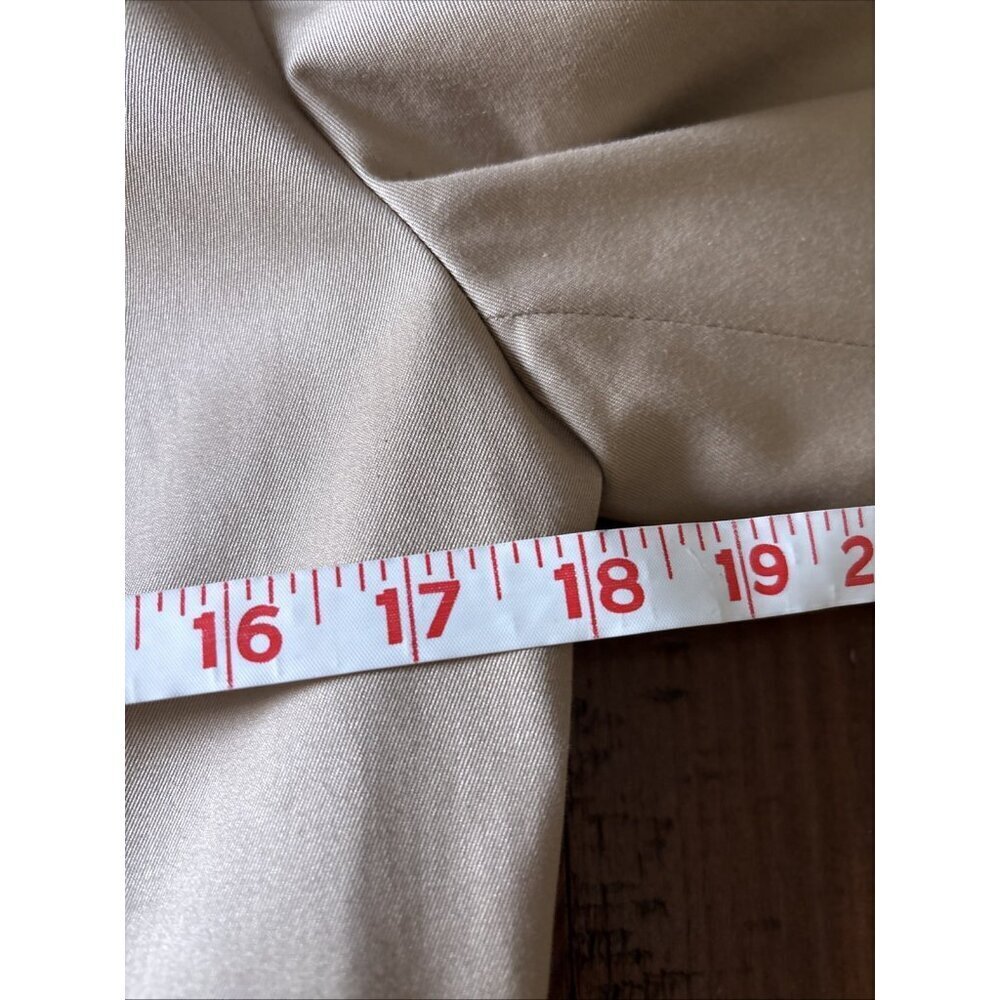 casual Corner Tan Chino Cotton Blazer Size 6 See Measurements - Picture 5 of 6